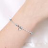 Pulsera Nailon Mariposa Celeste - Imagen 2