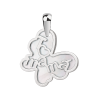 Colgante mariposa plata y nácar T♥Mamá