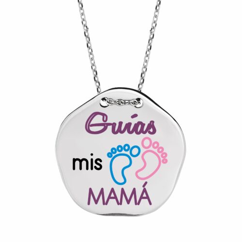 Colgante "Guías mis pasos mamá"